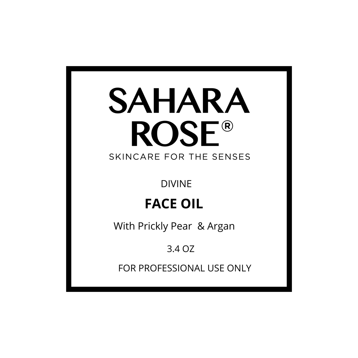 DIVINE FACE OIL SERUM | BACK BAR | 3.4 oz | 40 Facials